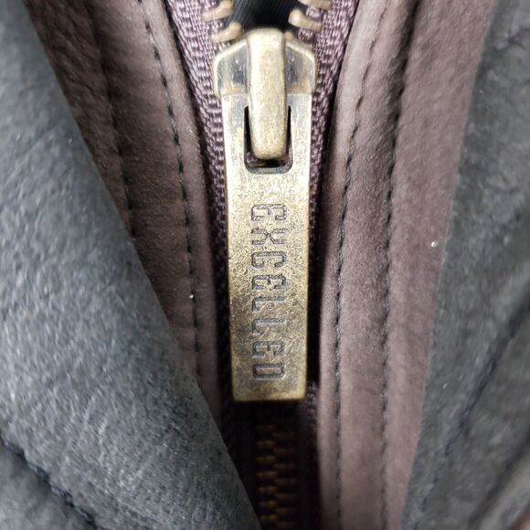 Vtg 100% Soft Leather Jacket Excelled Mens M Heavyweight Diamond Lined 46x26 - Picture 6 of 14